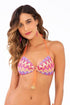 Luli Fama Song Of The Sea Molded Push Up Bandeau Halter